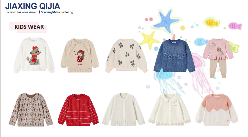 Por dentro do showroom de malhas para bebês RUIFAN: de fios a roupas para bebês meninas e meninos