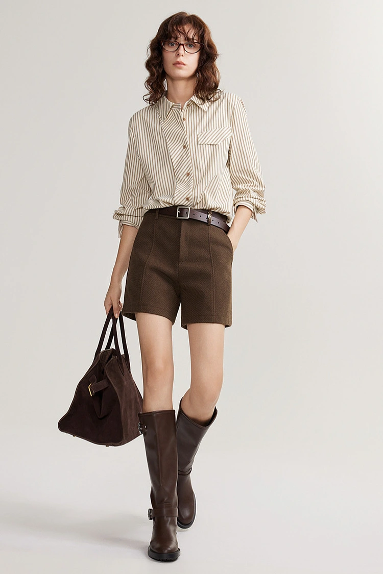 Blusa Feminina Casual Listrada Solta